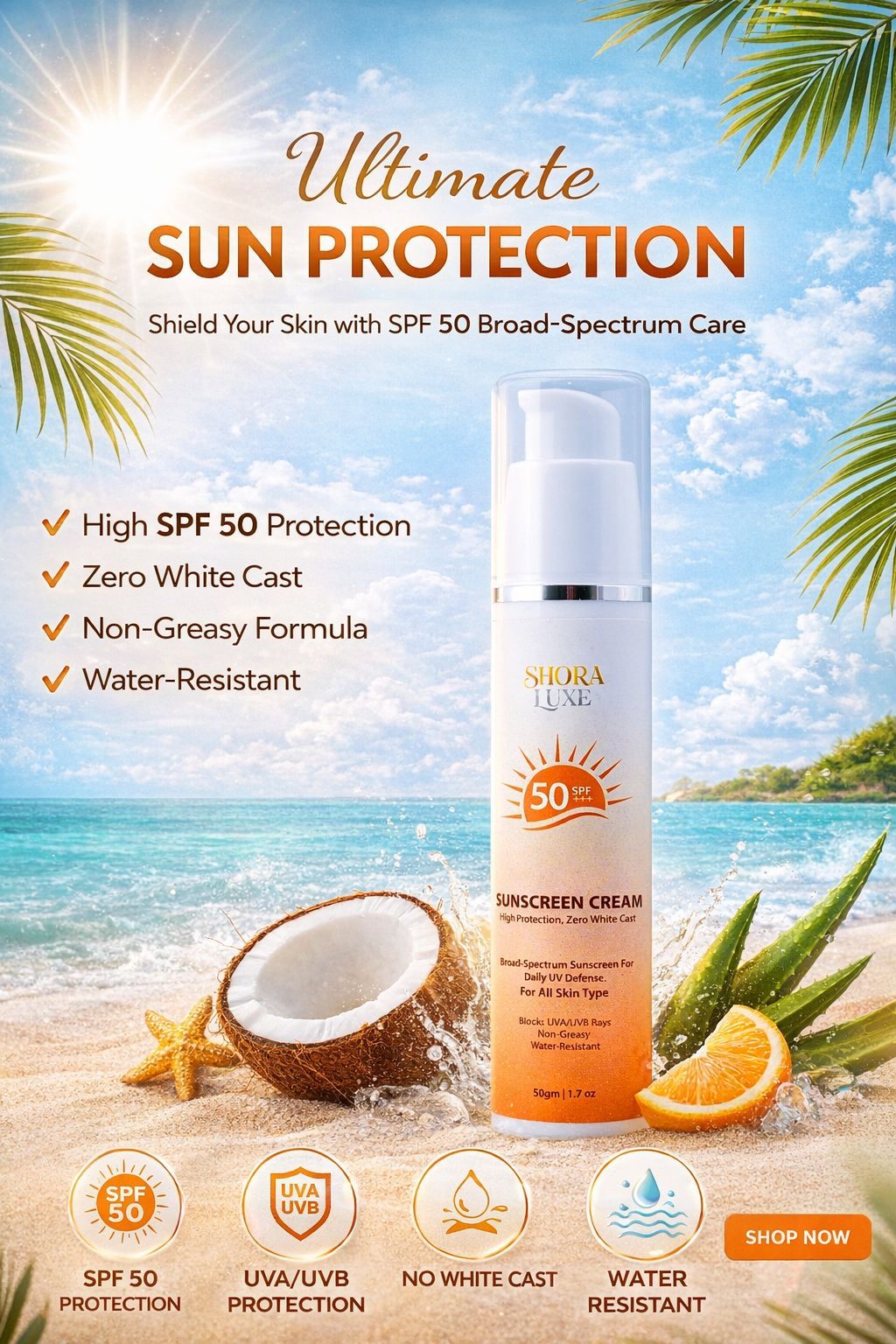 Thank Your Future Skin Using Our Sunscreen Cream SPF 50+++: Your Everyday Defense Against Invisible Skin Damage