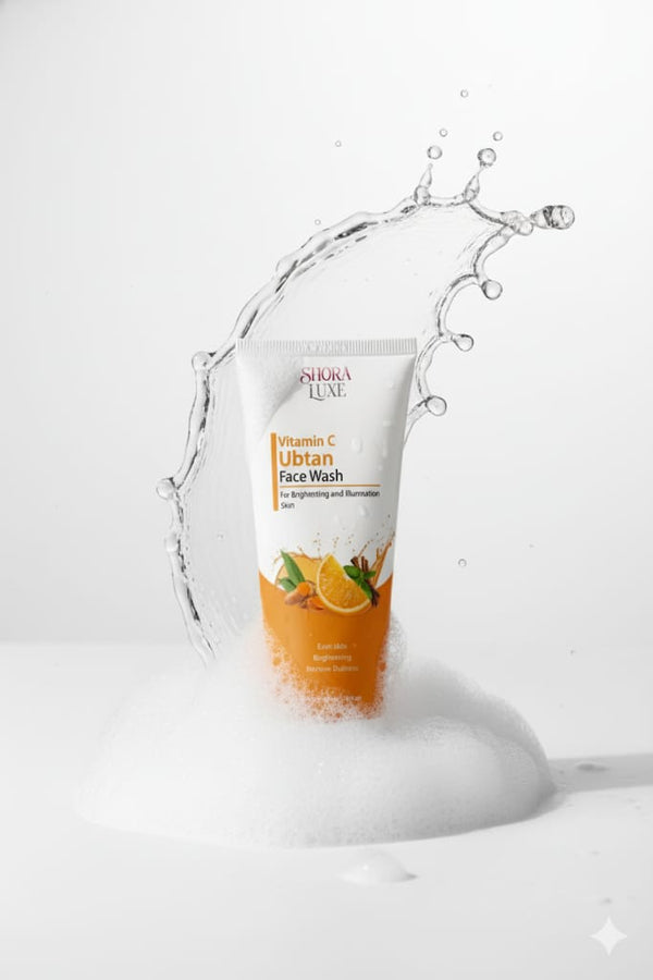 Vitamin C Ubtan Face Wash| for Illuminating & Brightening Skin tone, Removes tan| with Vitamin C &Turmeric extract| Made for All skin types