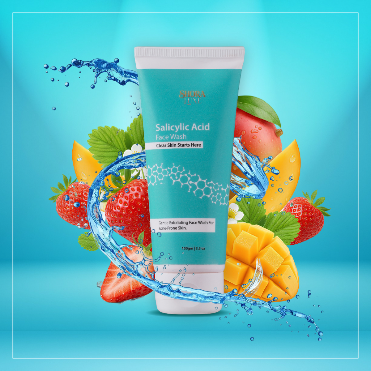 Salicylic Acid Face Wash |Gentle exfoliating face wash for Acne-prone skin | 100 ml