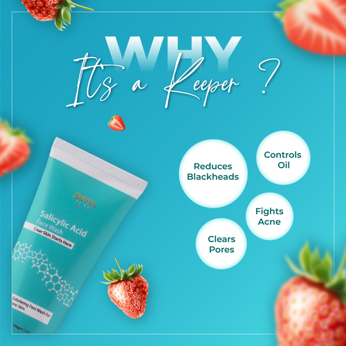 Salicylic Acid Face Wash |Gentle exfoliating face wash for Acne-prone skin | 100 ml